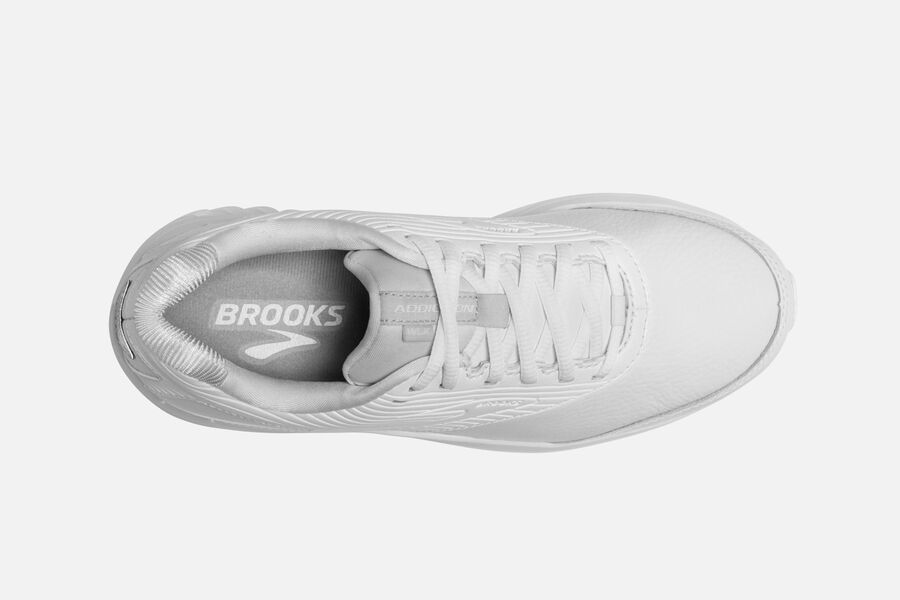 Brooks Running Shoes Womens White - Addiction Walker 2 - 9306-UKRFH